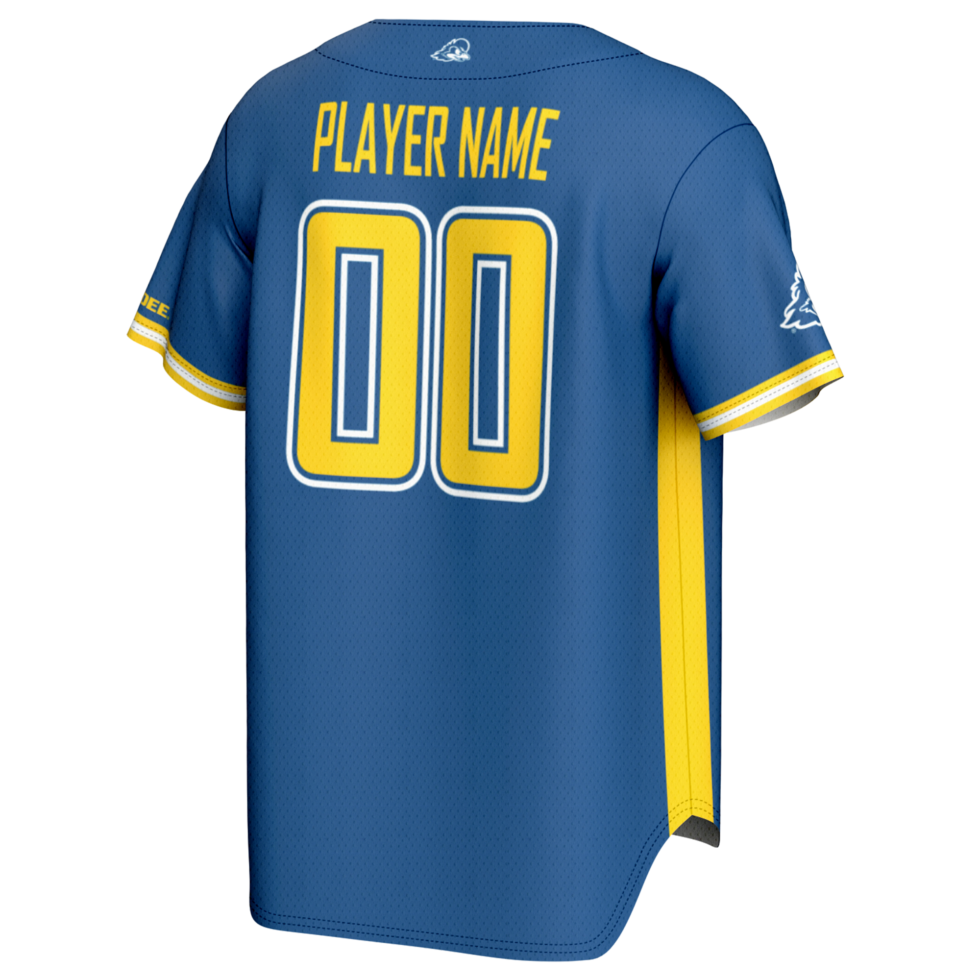 [NJP] Delaware Fightin' Blue Hens GameDay Greats NIL Pick-A-Player Baseball Lightweight Jersey - Royal
