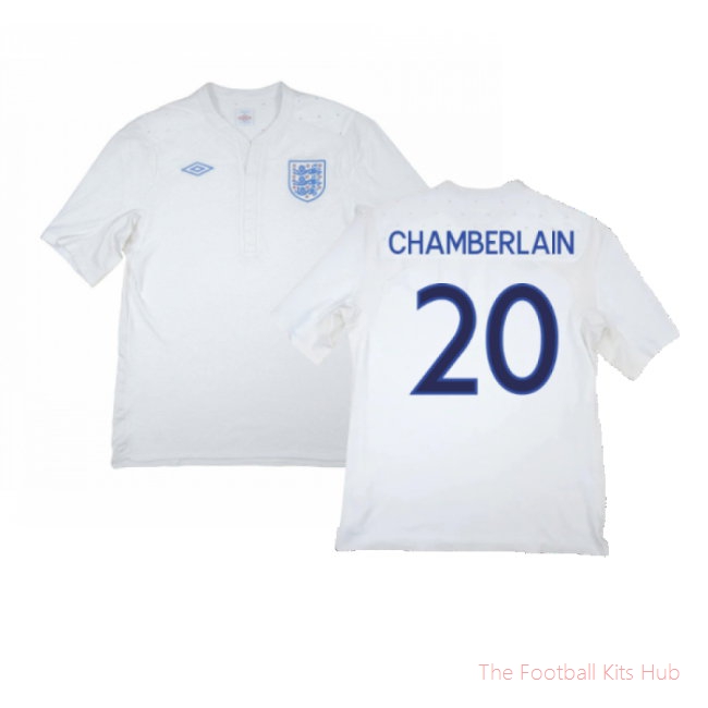 England 2009-10 Home Shirt (2XL) (Good) (Chamberlain 20)