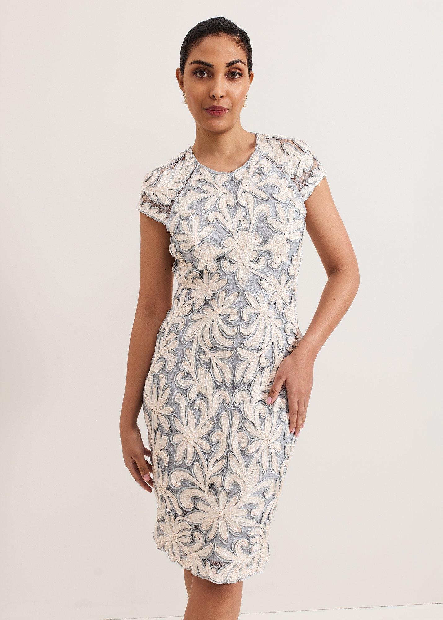 Petite Karima Tapework Midi Dress