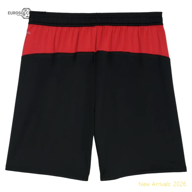 Match-Day High-Quality 2025-2026 Ac Milan Home Shorts (Black)