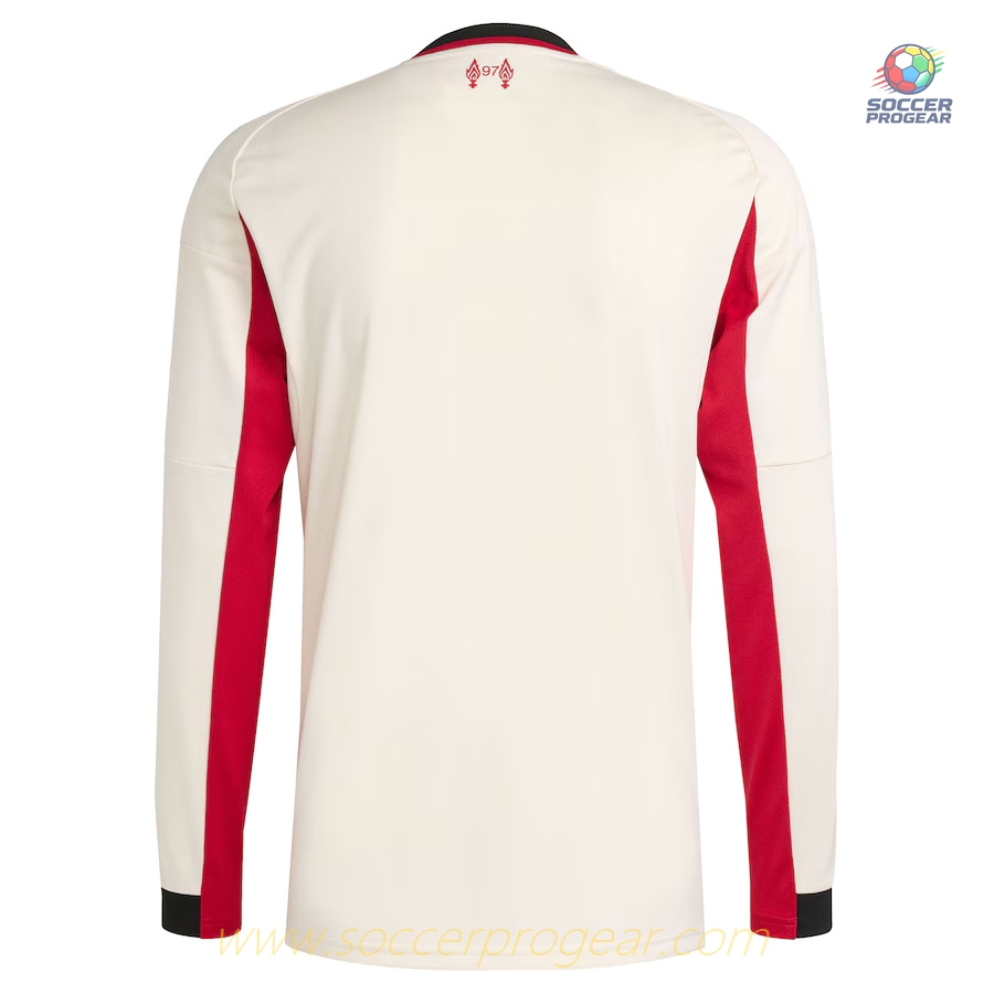 Liverpool Away Shirt 2025-2026 Season Long-Sleeve