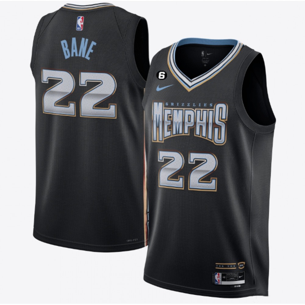 Collector's Item Elite Men's Grizzlies #22 Desmond Black Basketball Jersey