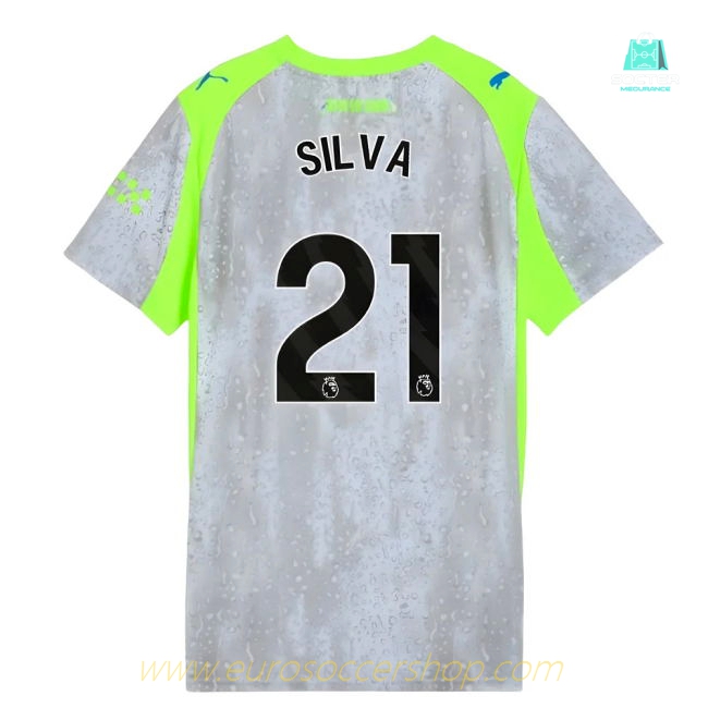 2025-2026 Man City Third Shirt (Womens) (Silva 21)