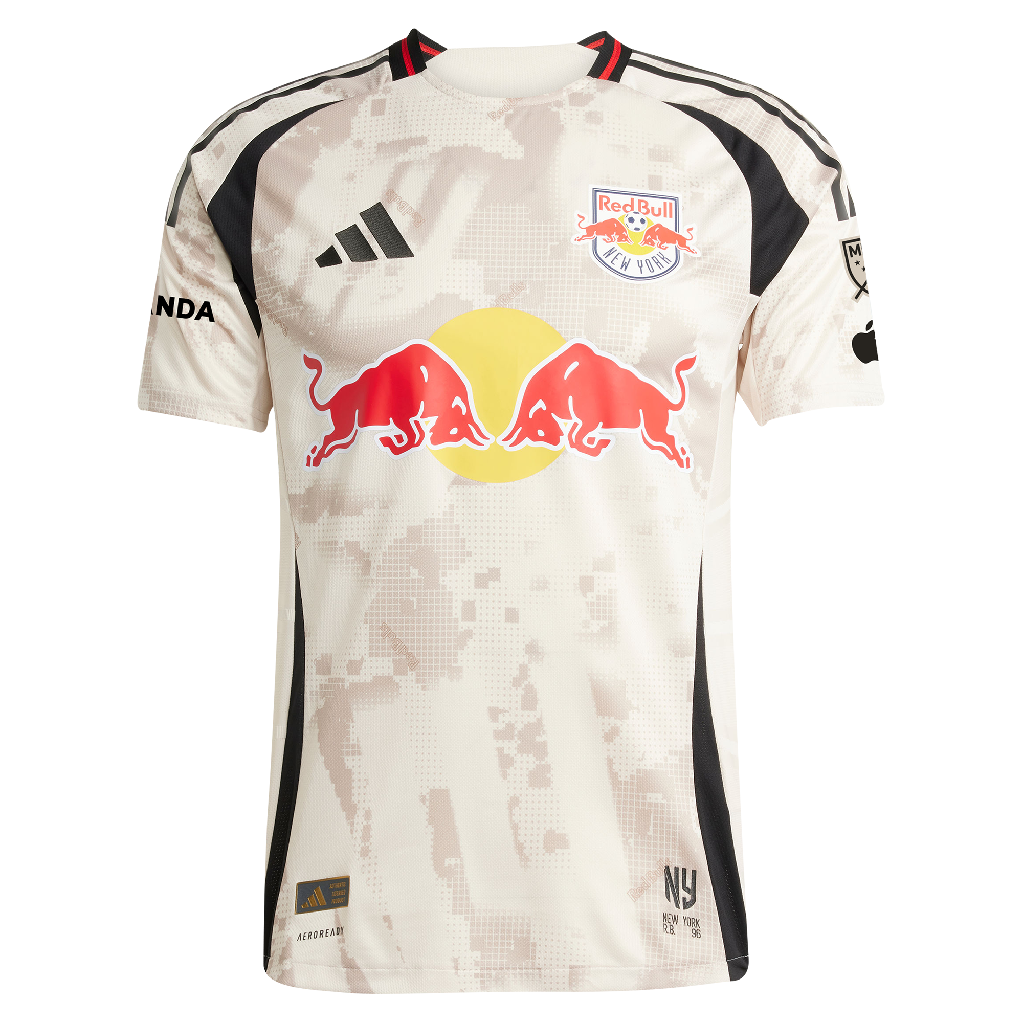 [LK] Cade Cowell New York Red Bulls 2025 Stone Kit On-Field Authentic Jersey - Tan