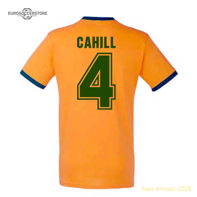Tim Cahill Australia Ringer Tee (yellow)