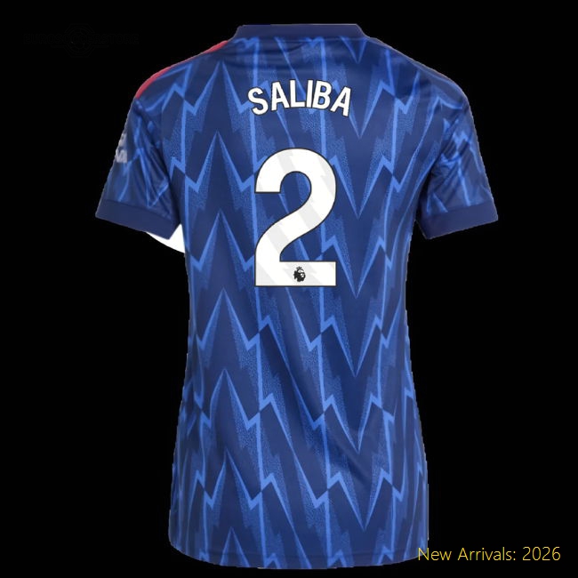 Modern Arsenal Womens Saliba Jersey 2025-2026 Flattering