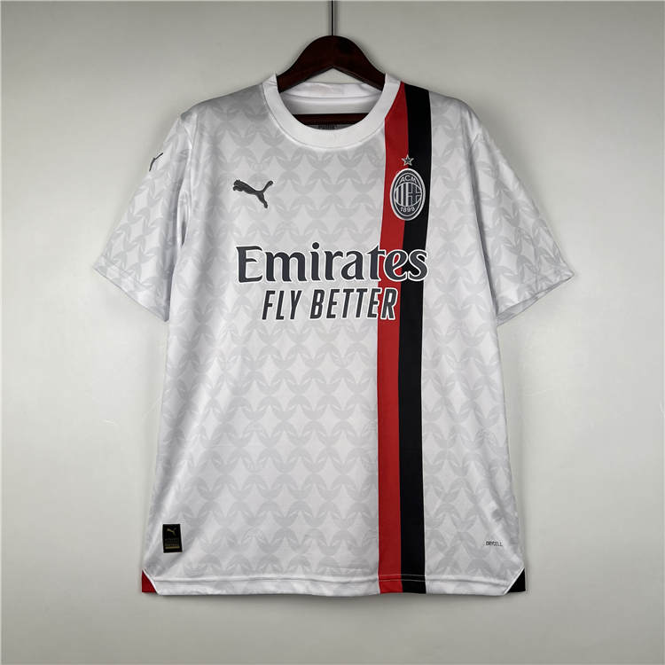 AC Milan 2324 Away White Soccer Jersey Football Shirt - Official