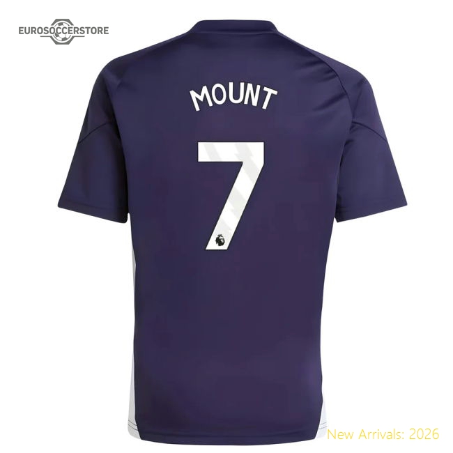 2025-2026 Man Utd Kids Non-toxic Mount Jersey Dri-fit Quick-dry