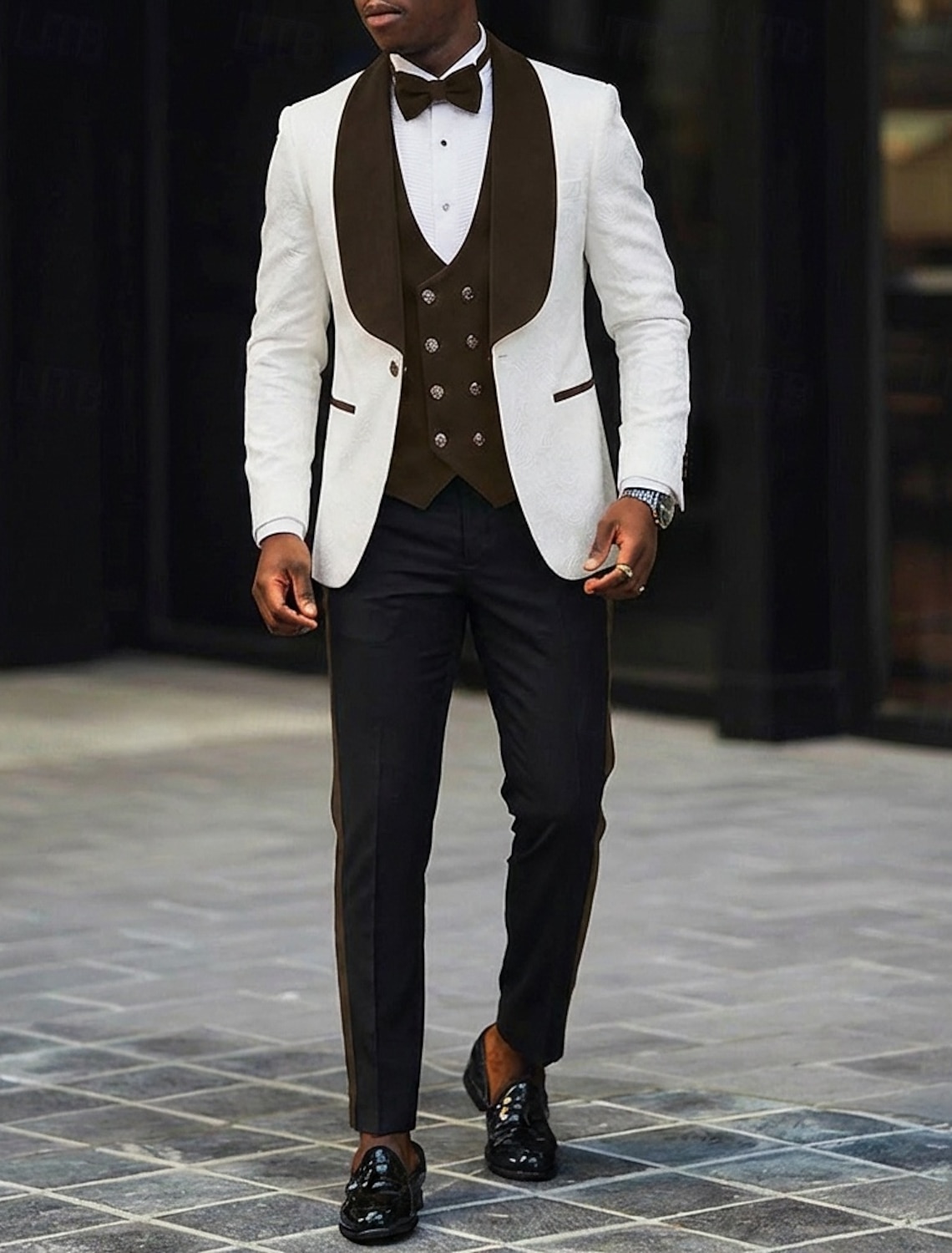 Men's Tuxedos Party Suits Beach Wedding Spring Wedding Pink Burgundy Spring & Summer Suit Shawl Lapel Fashion Casual Patchwork Slim Fit 3 Piece Single Breasted One-button