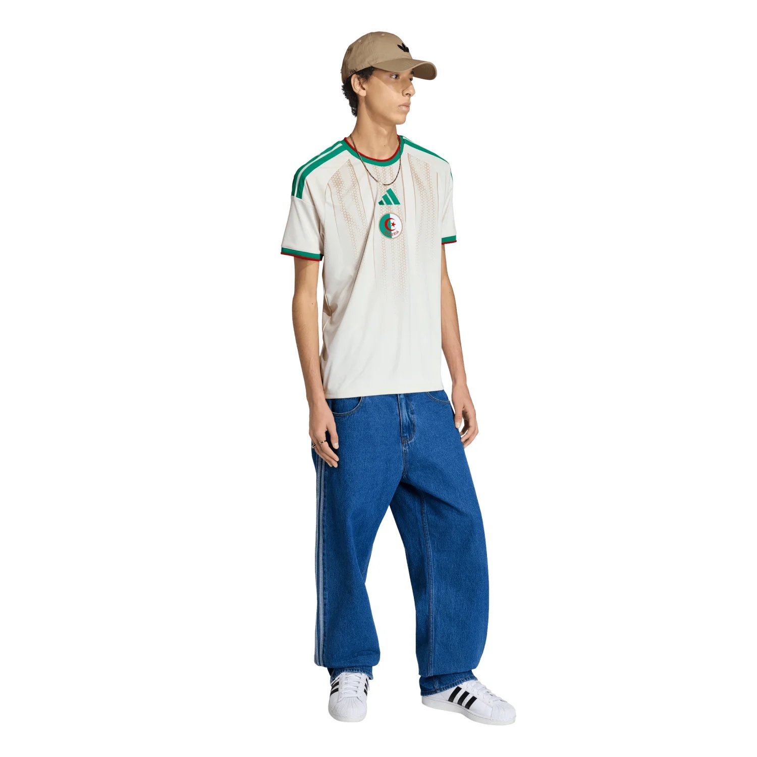 Algeria 2026 Home Jersey - Men's | Slim Fit Climacool+ Football Shirt Landscape Inspired Design