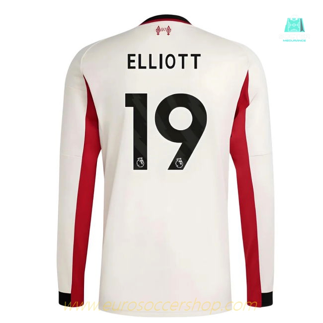 2025-2026 Liverpool Long Sleeve Away Shirt (Elliott 19)
