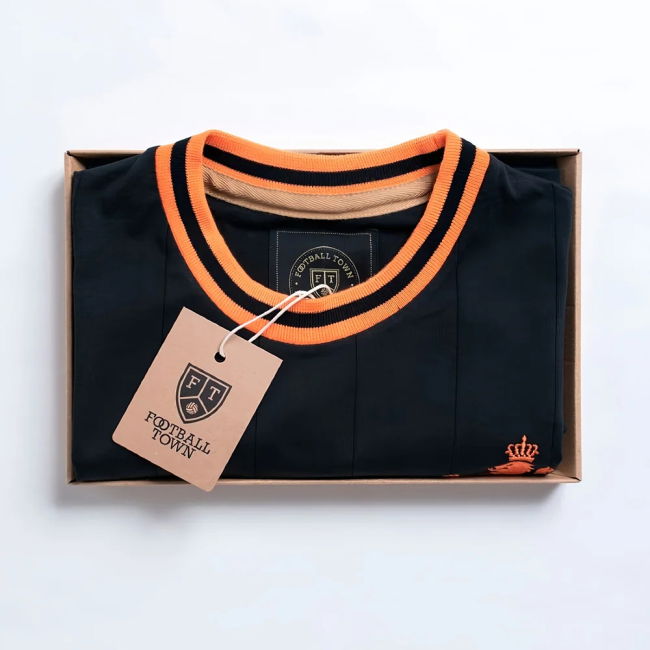 Vintage Holland De Leeuw Black Soccer Jersey Holland Premium