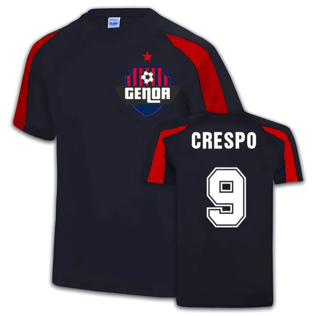 Replica 2025-2026 Genoa Training With Vintage Design - Defensive Rock