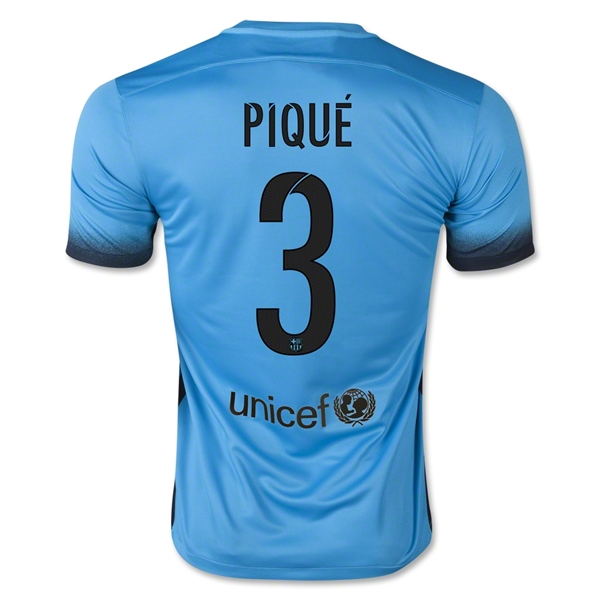 Barcelona 201516 Third PIQUE 3 Soccer Jersey - Official Replica 11877