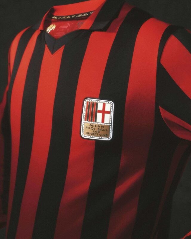 AC Milan 125th Anniversary Red Shirt - Official Replica 8891