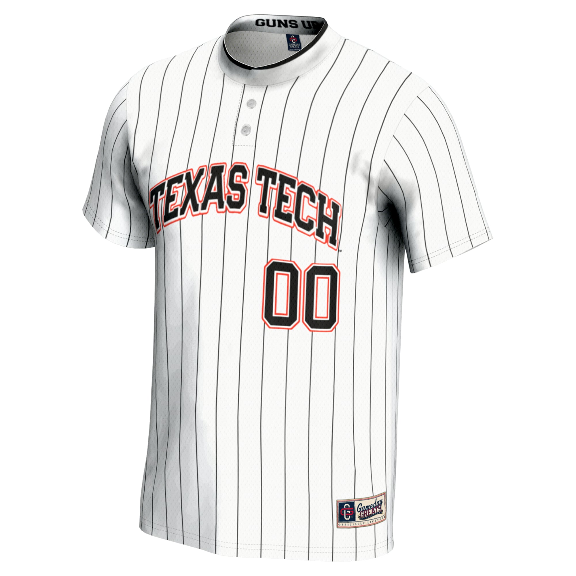 Texas Tech Red Raiders GameDay Greats Youth NIL Pick-A-Player Lightweight Softball Jersey - White