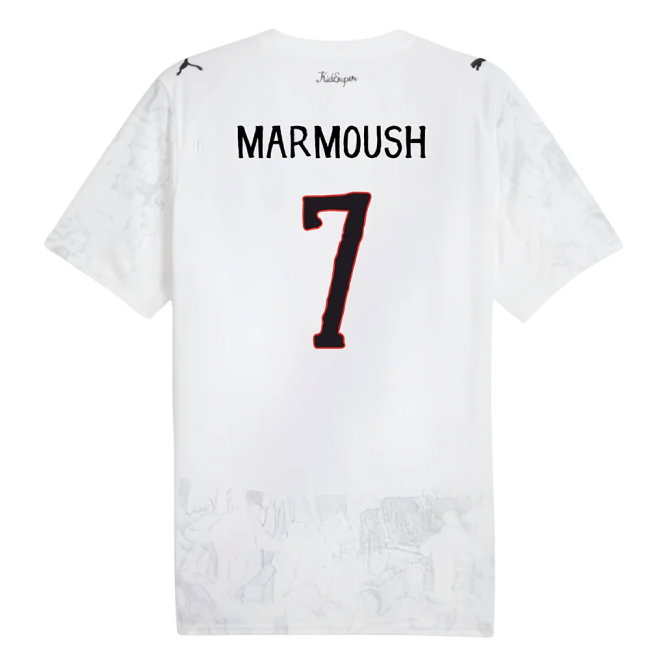 2025-2026 KIDSUPER x Manchester City CWC Shirt (White) (Marmoush 7)