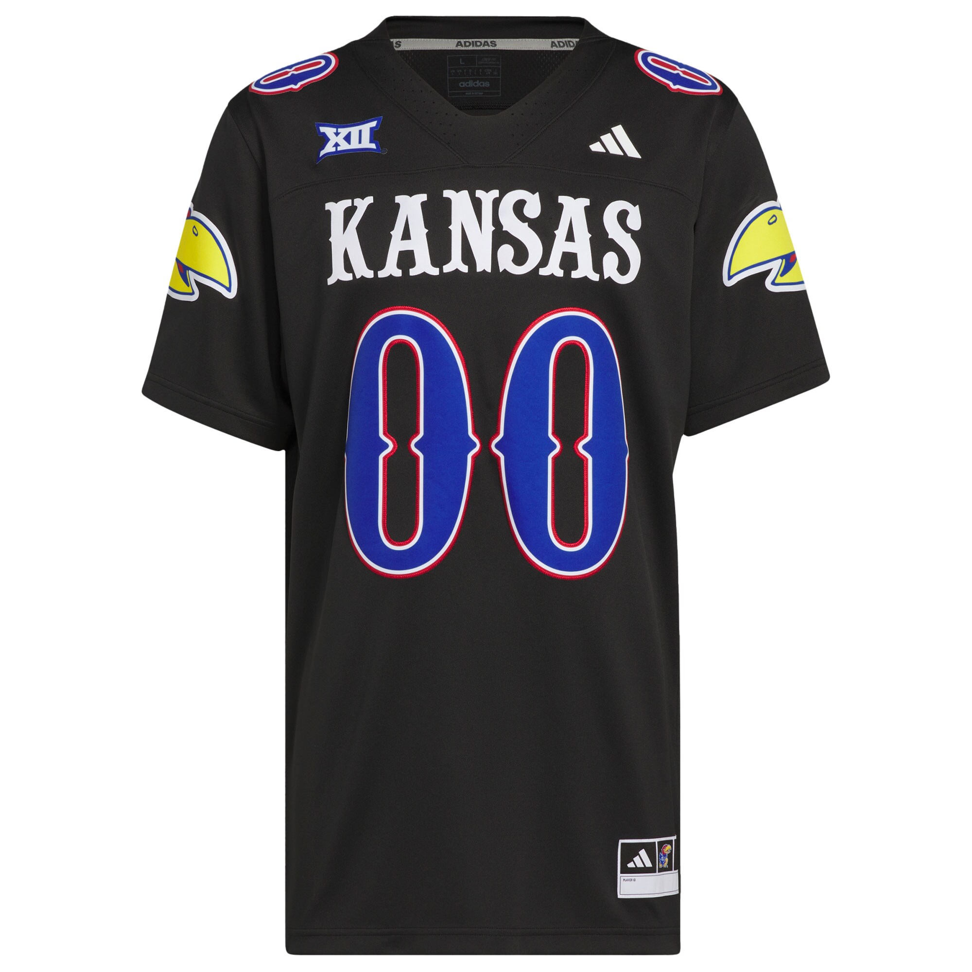 [DDG] Kansas Jayhawks Alternate Premier Jersey - Black