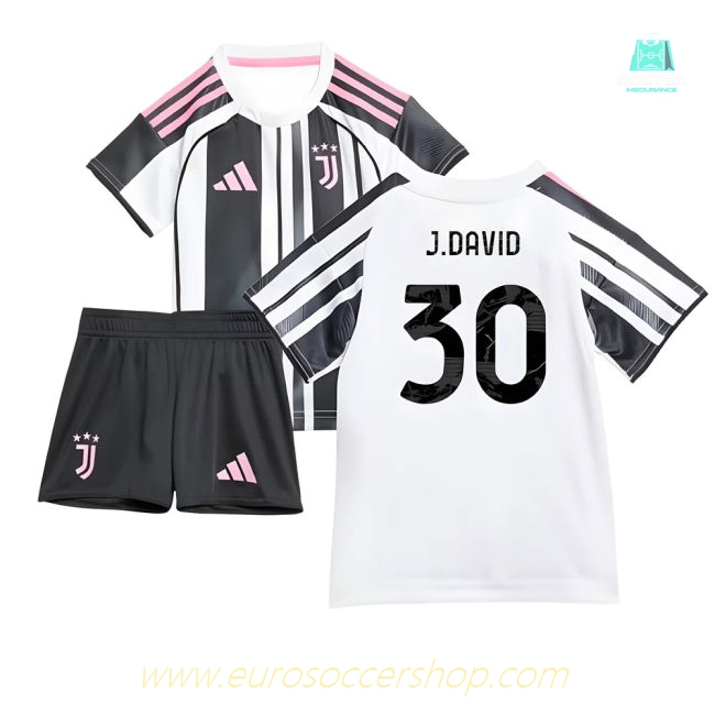2025-2026 Juventus Home Baby Kit (J.David 30)