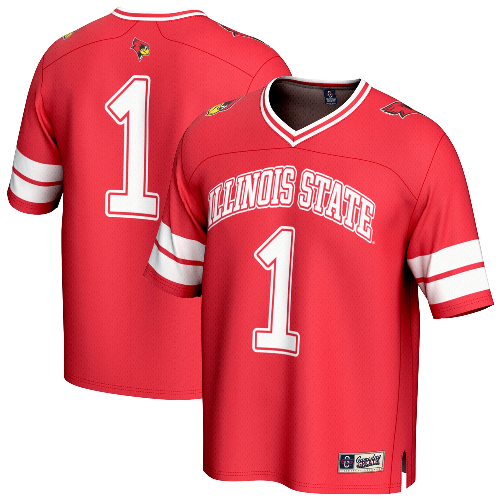 #1 Illinois State Redbirds GameDay Greats Unisex Lightweight Collegiate Football Fashion 2026/2027 Football Jersey - Red