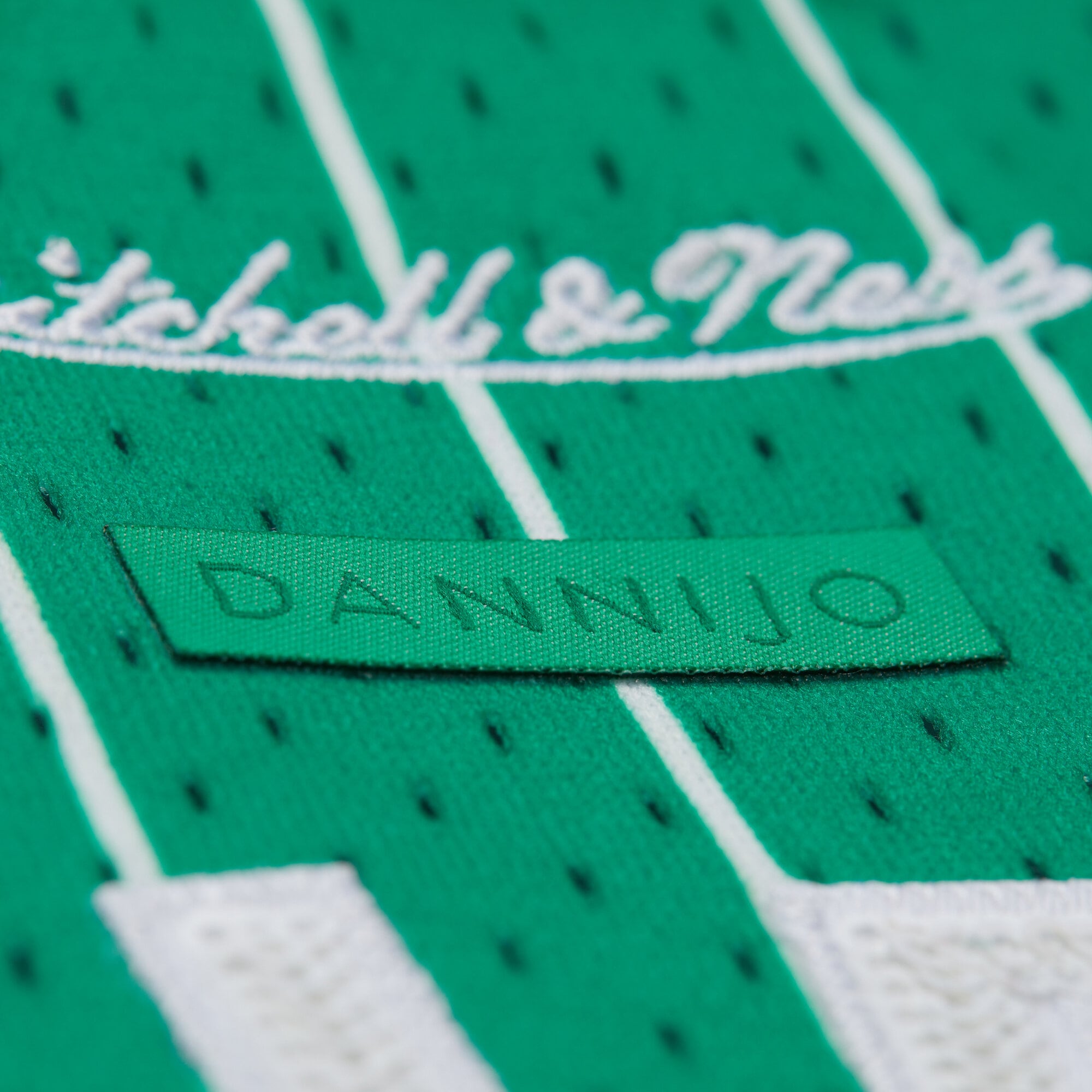 [ESK] Larry Bird Boston Celtics x DANNIJO Women's Fashion Cropped Basketball Jersey - Kelly Green