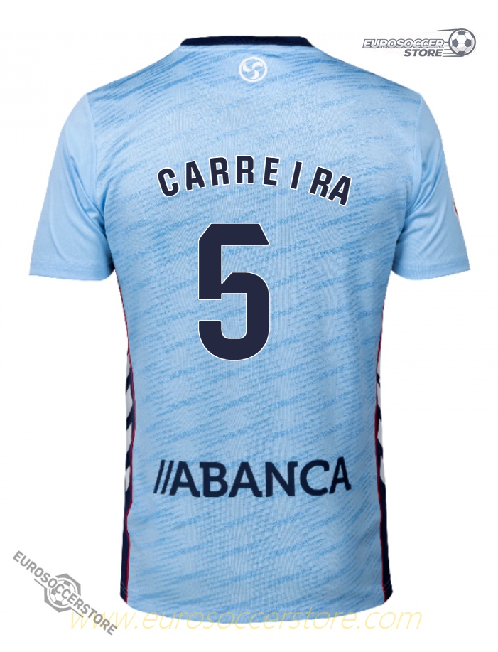 RC Celta's 25-26 Season Home CARREIRA 5 Football Jersey