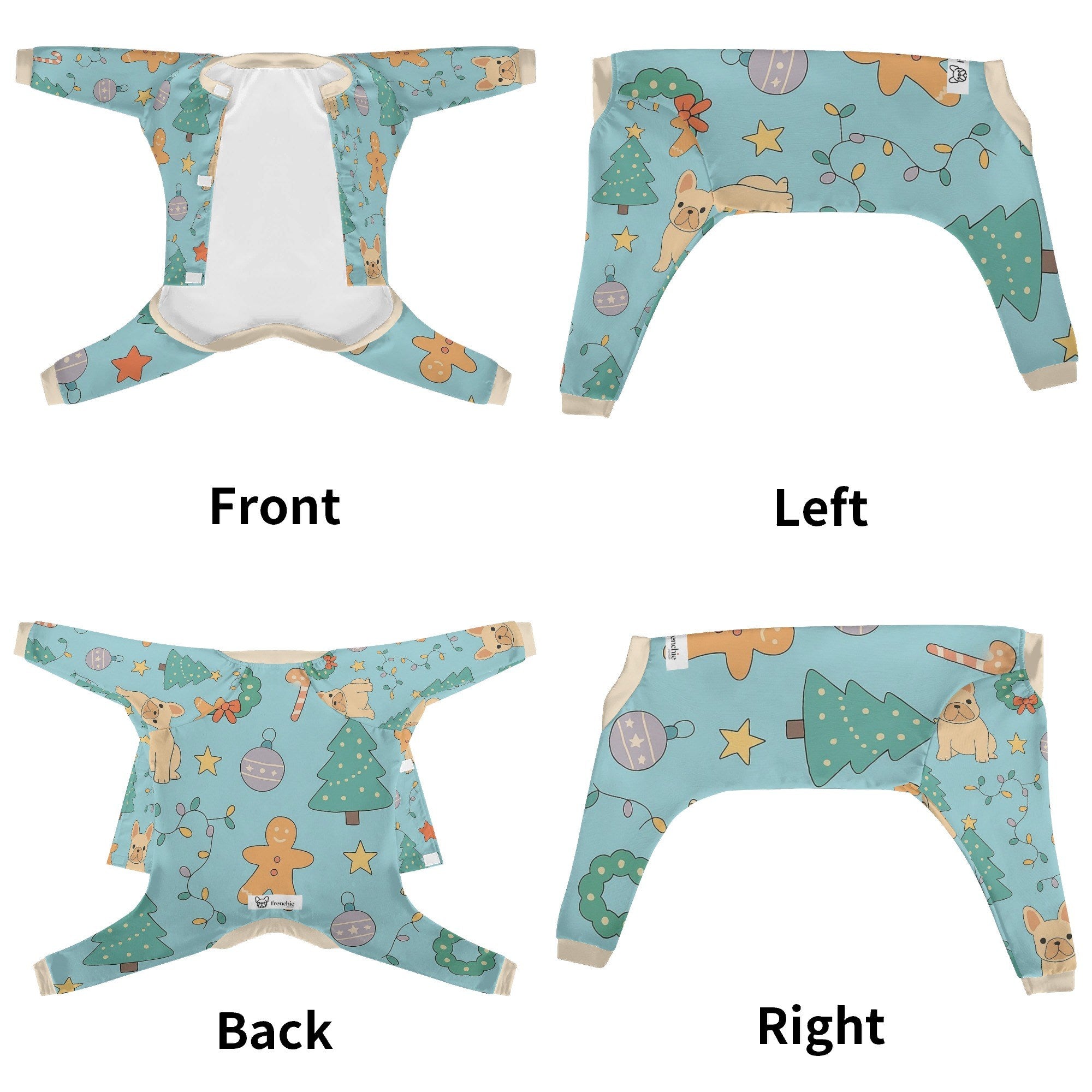 Diesel - Frenchie Frenchie Pajama Pet Gear | Safe For Paws