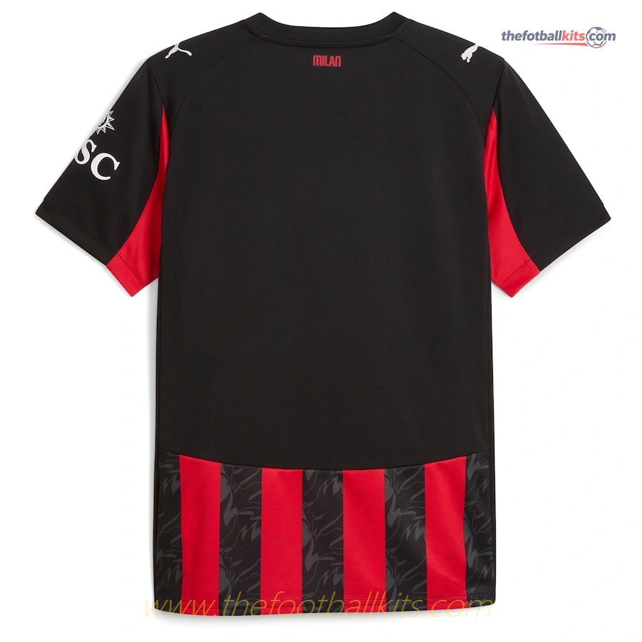 Authentic AC Milan Home Soccer Kit 2025-26 Edition