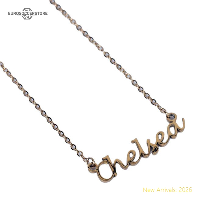 Chelsea Fc Gold Plated Name Dropper Necklace English Football Collection