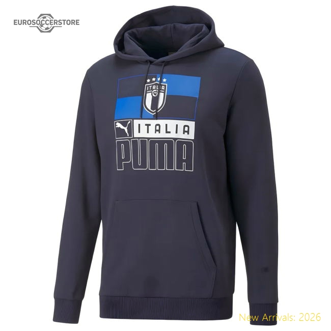 2022-2023 Italy FtblCore Hoody (Peacot)