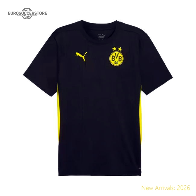 Popular 2024-2025 Borussia Dortmund Training Shirt (Black) (Ricken 18)