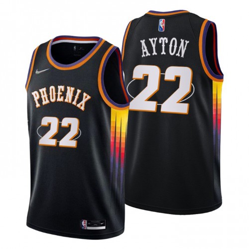 Suns Black Phoenix Suns #22 Nike Jersey - Basketball Jersey