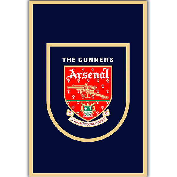 Arsenal Vintage Crest 2025-2026 UCL Home Jersey – Authentic Shirt