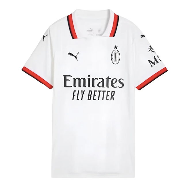 2024-2025 AC Milan Away Shirt (Womens) Quick Dry UV Protection