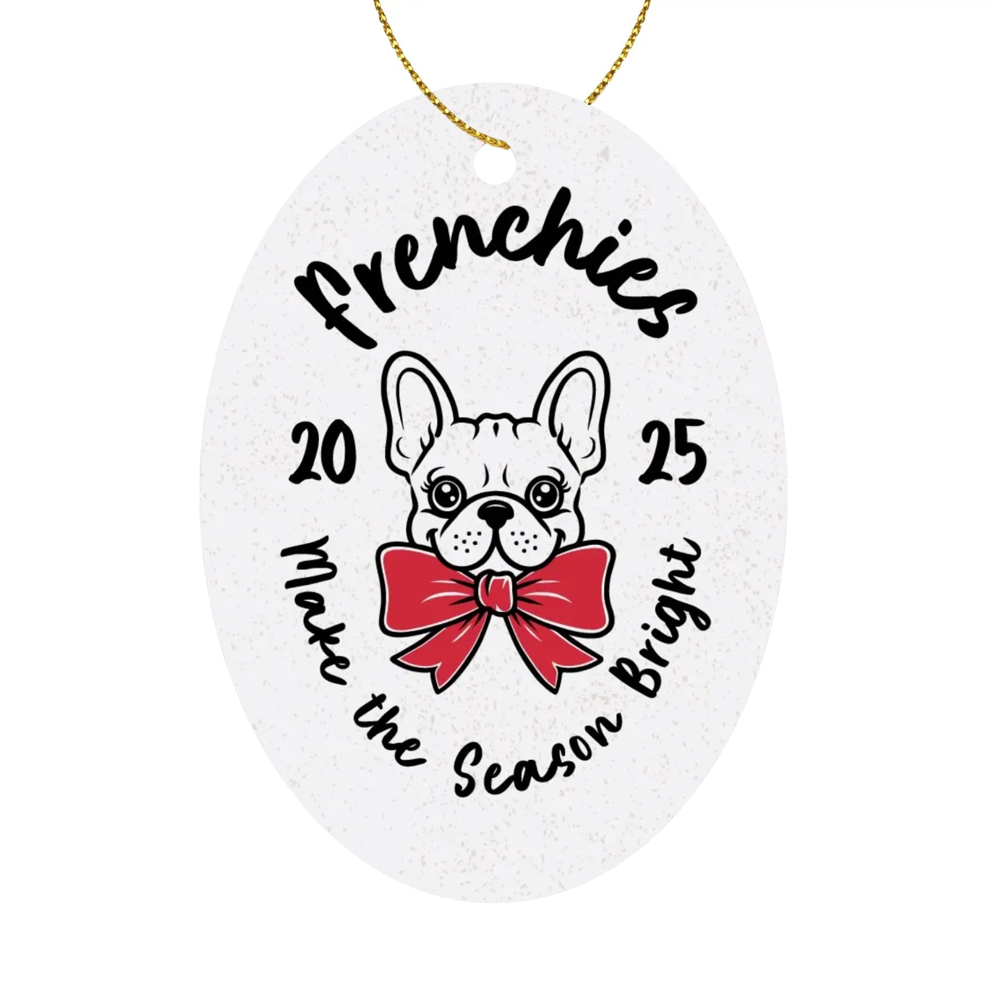 French Bulldog Frenchie Pip - Warm Christmas Ornaments Dog Supplies