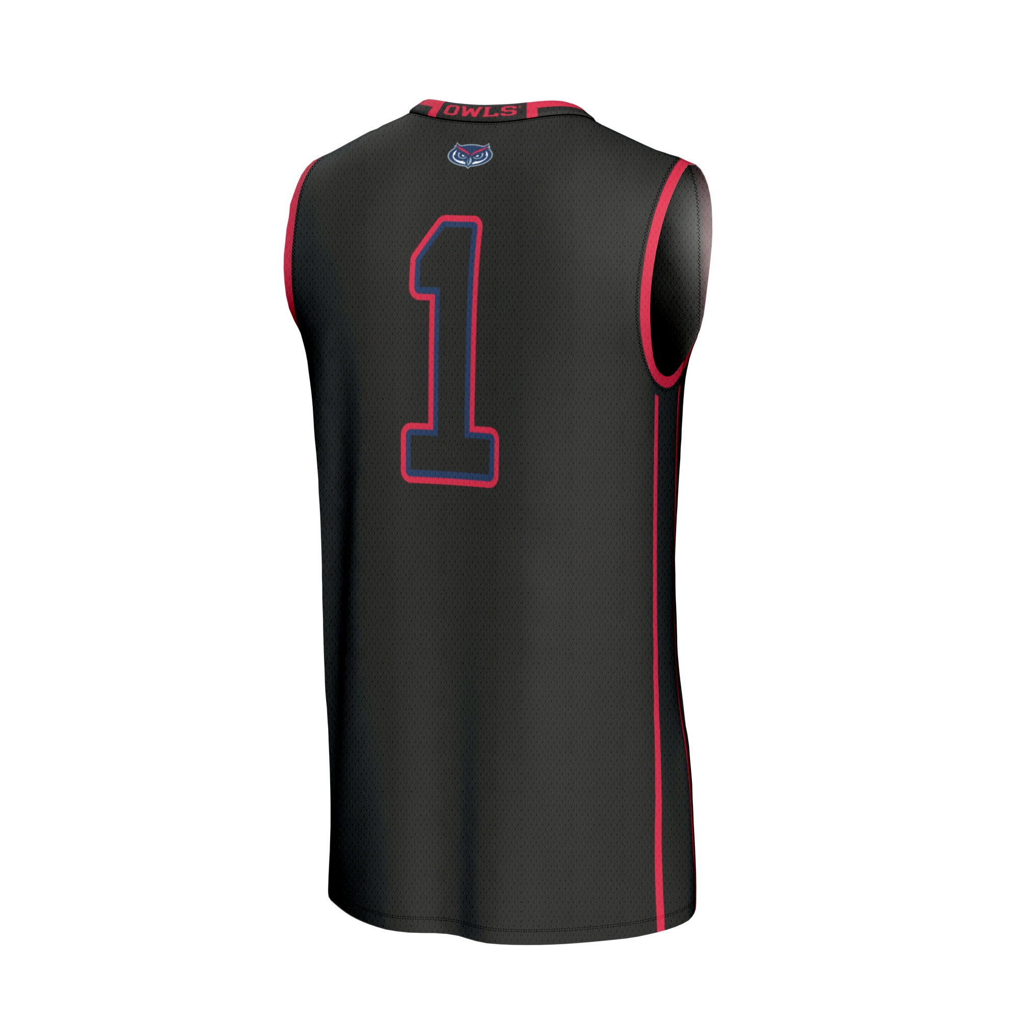 [NJP] Florida Atlantic Owls GameDay Greats Youth Lightweight Basketball Jersey - Black