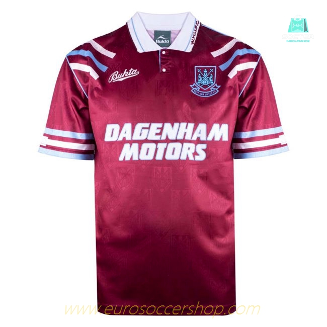 West Ham United 1992 Retro Football Shirt (Allen 10)