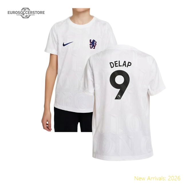 2025-2026 Chelsea Kids Soft Delap Jersey Climacool Flexible