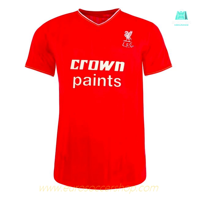 1986 Liverpool Crown Paints Home Shirt