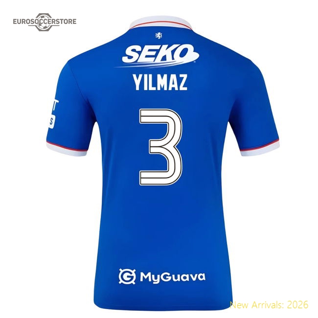 2025-2026 Rangers Home Shirt (Kids) (Yilmaz 3)
