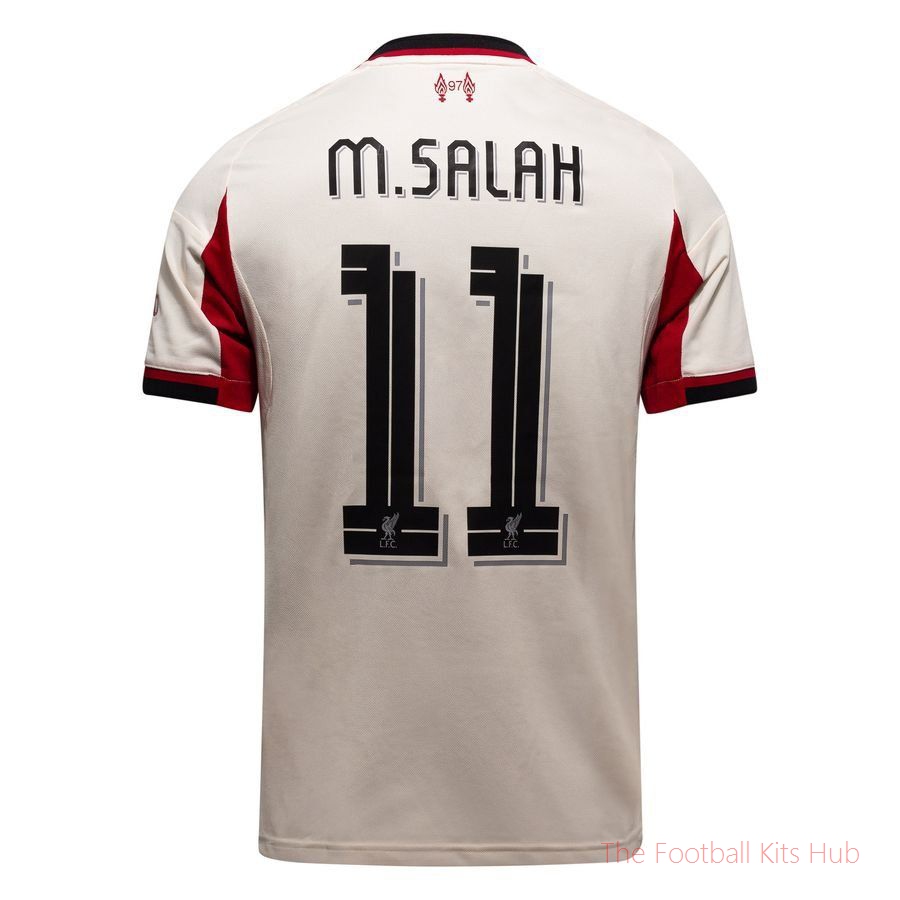Liverpool Away Shirt 2025/26 Champions League Authentic M.SALAH 11