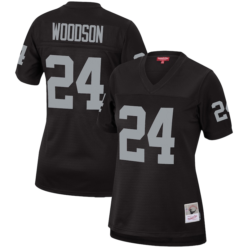 None Charles Woodson LV Raiders Premium Material Game Jersey