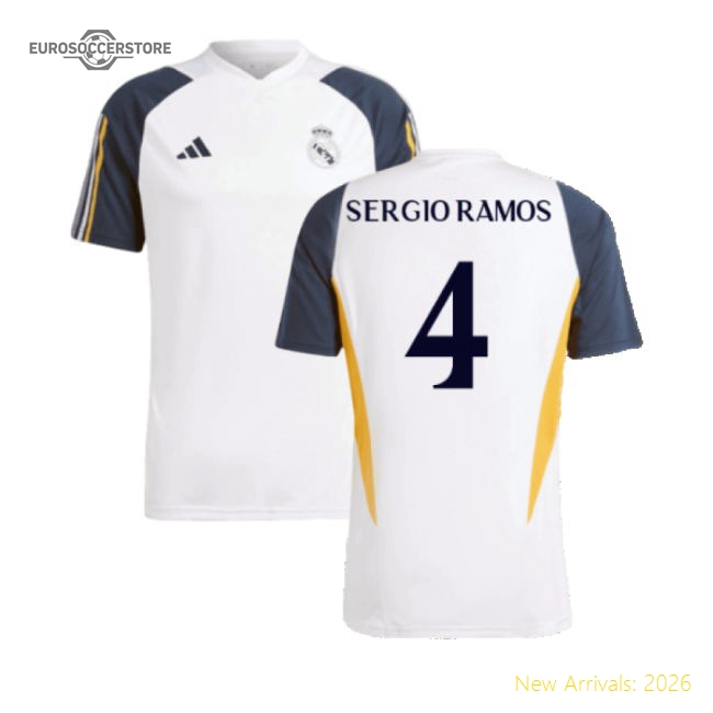 Match-Day 2023-2024 Real Madrid Training Shirt (White) (Sergio Ramos