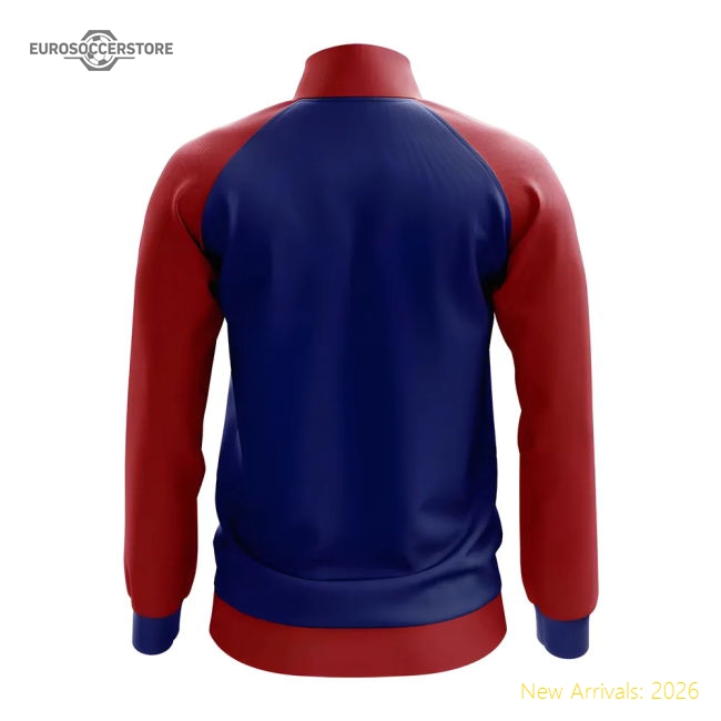 First-class Dominican Republic Concept Football Track Jacket (blue)