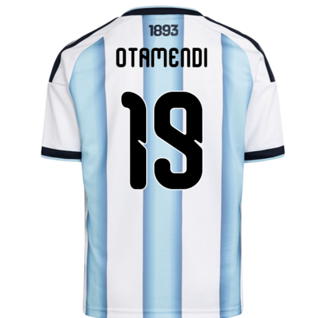 Official Argentina 2026-2027 Argentina Home Shirt (Kids) (Otamendi 19)