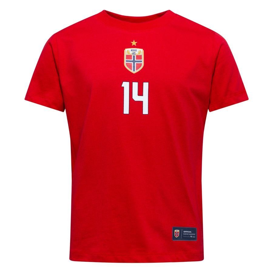 Norway T Shirt Hegerberg 14 Kids Adidas National Team Wear