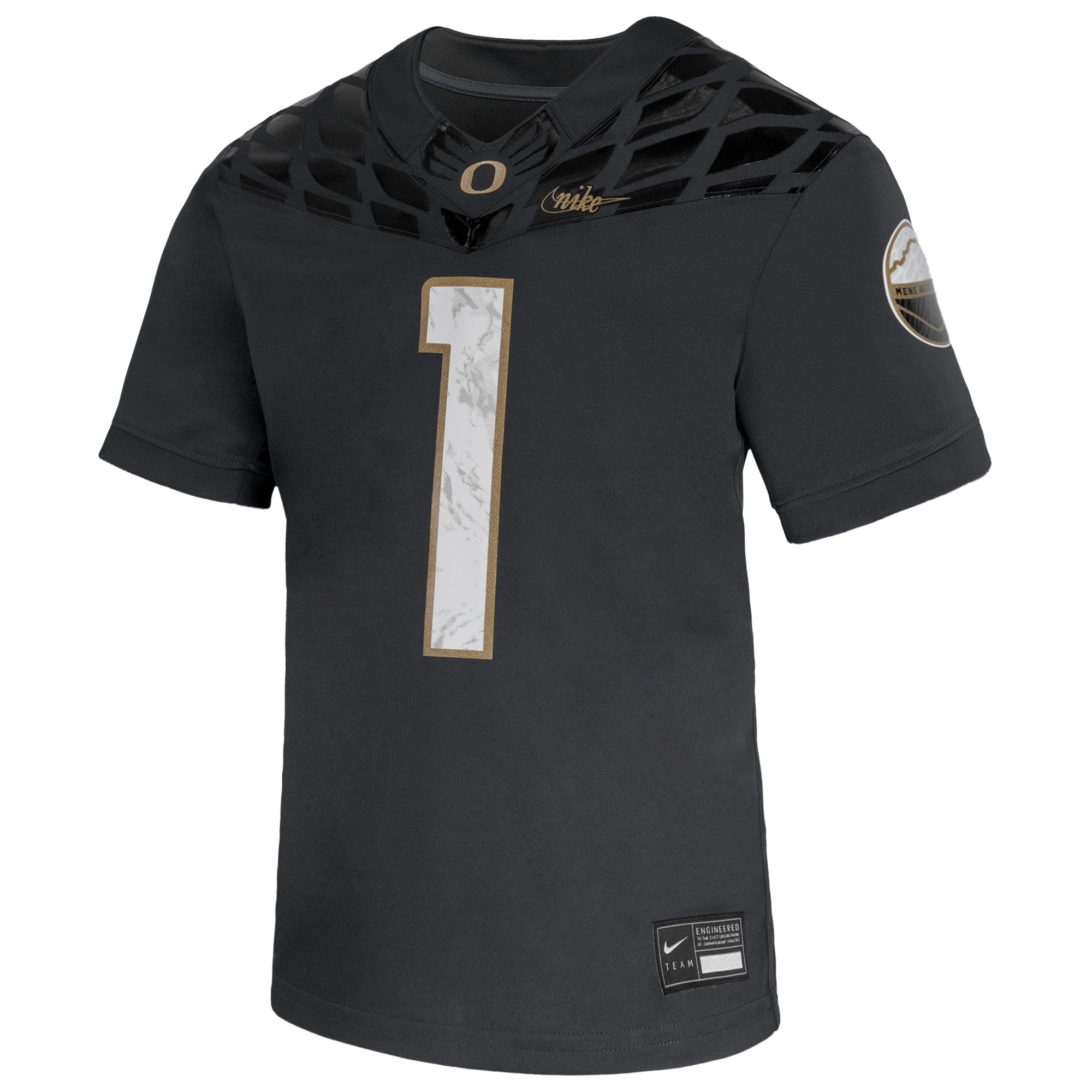[NJP] Oregon Ducks Toddler Shoe Duck Vapor Fusion Jersey - Anthracite