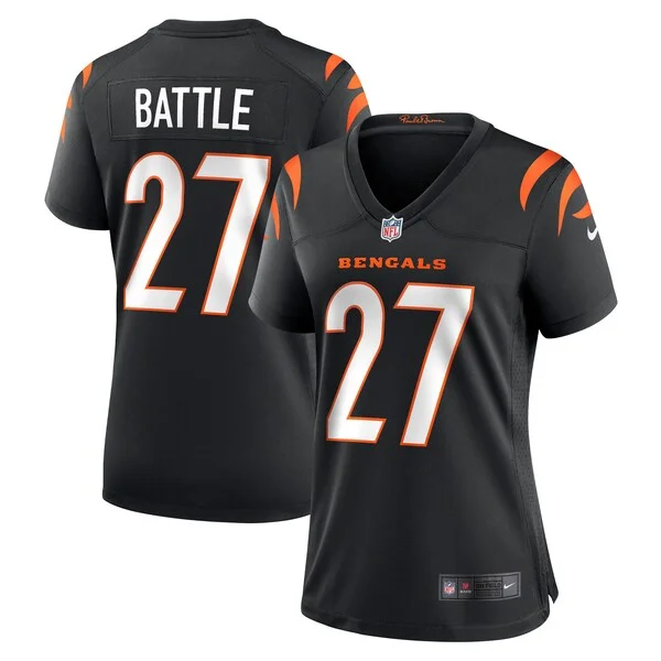 None Jordan Battle Game Jersey - Black | NFL Player Jersey | NFL Footb