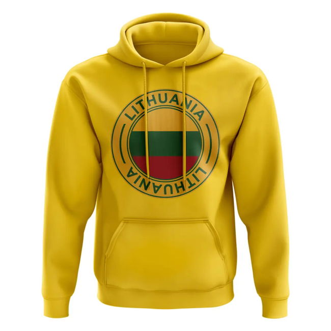 Genuine Copy Lithuania Home Fan Jersey for Adults