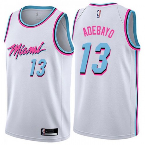 Nike Heat White Miami Heat #13 Jersey - Cost-Effective Game Day Wear